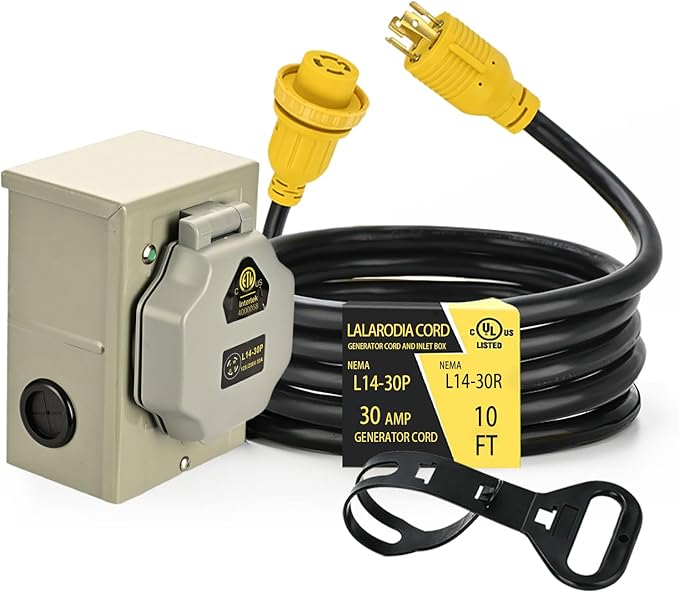 CABLE DE 30 AMP CON CAJA